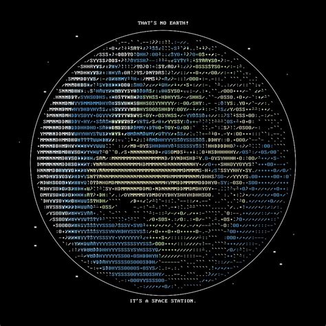 ASCII Art Planets .